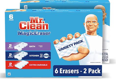 Amazon.com: Mr. Clean Magic Eraser Variety Pack (with Bath, Kitchen ...