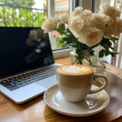 Work Computer Coffee 的图像结果