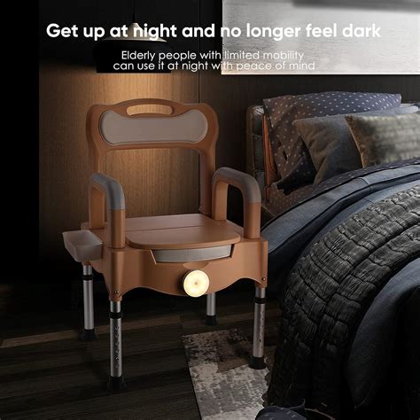 Haoion Bedside Commode Chair, Portable Toilet Chair, India | Ubuy