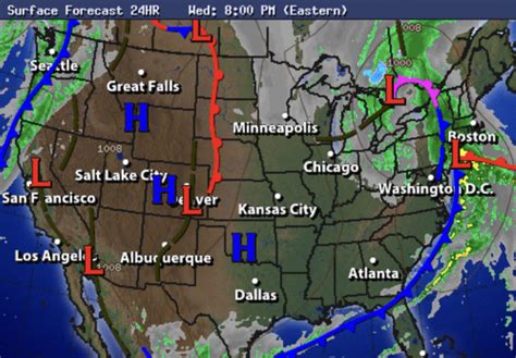 Image result for How to Read a Weather Map