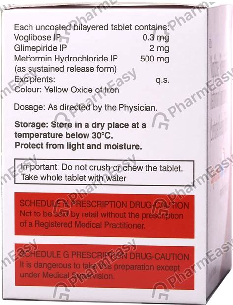 Glycomet Trio 2/0.3mg Strip Of 10 Tablets: Uses, Side Effects, Price ...