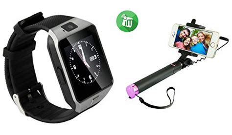Smart Watch & Selfie Stick for LENOVO s60(Selfie Stick & Bluetooth DZ09 ...