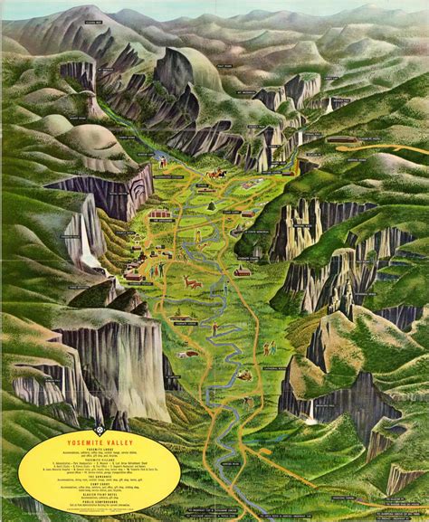 Guide to Yosemite Valley - Maps on the Web