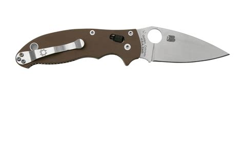 Spyderco Manix 2 Brown G10 CPM 15V C101GPBN15V2 Sprint Run ...