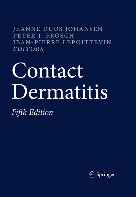 Contact Dermatitis eBook : Johansen, Jeanne Duus, Frosch, Peter J ...
