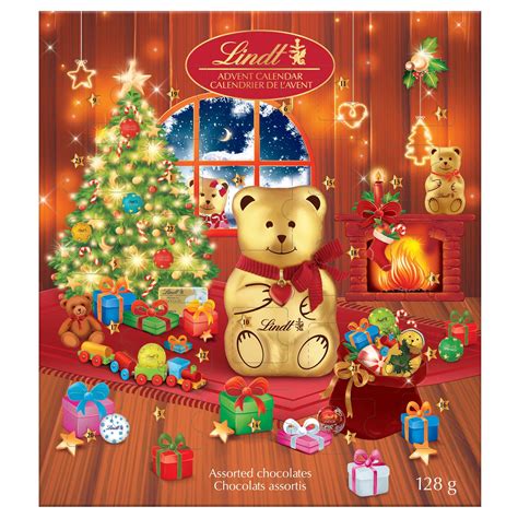 Lindt Teddy Bear Assorted Chocolate Holiday Advent Calendar, 128-g ...