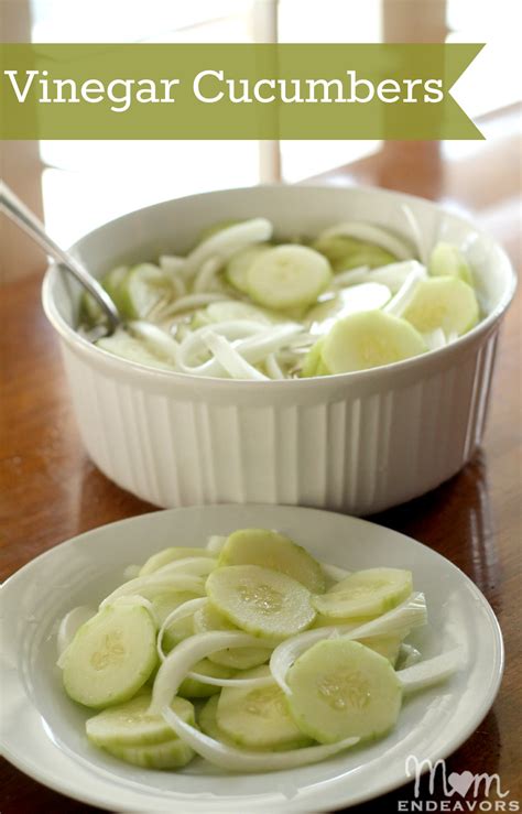 Vinegar Cucumber Salad - Mom Endeavors