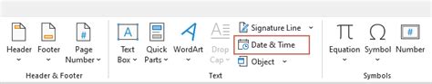 Setting the Date Automatically in Word 的图像结果