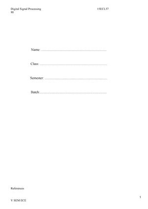Module 2 - Digital Signal processing Notes and LAB materials, VTU ...