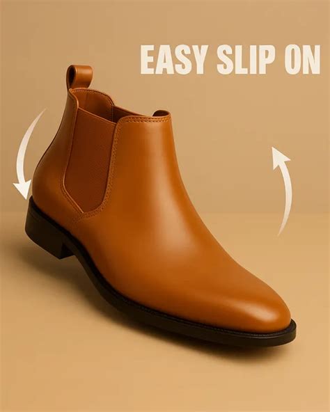 Kraasa Kraasa Men's Slip On Fashion Chelsea Boots | High Tops, Soft ...