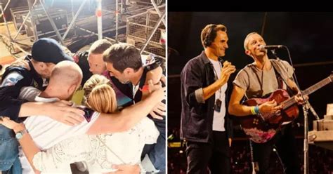 Roger Federer Sings With Coldplay