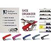 Aditya polymers - Pack of 6 PCS. Adjustable Height Shoe Organizer ...