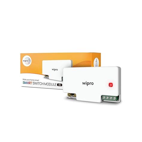 Wipro Smart Switch Module, 4 Switch Control Compatible with Alexa ...
