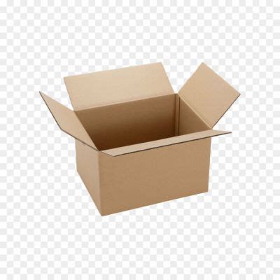 Cardboard Box Transparent PNG Isolated - Pngsource