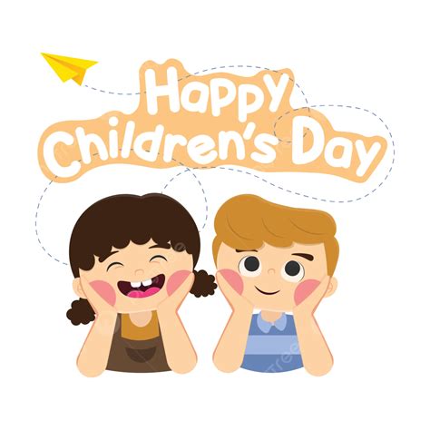 Happy Childrens Day Vector, Childrens Day, Children, Childrens Day ...