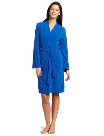 Intimo Women's Vintage Terry Basic Robe, Blue, Small : Amazon.in: Home ...