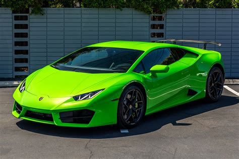 Green Lamborghini