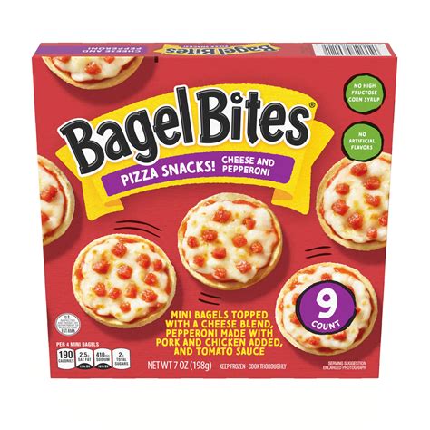 Three Cheese Mini Pizza Bagel Frozen Snacks | BAGEL BITES | Products ...
