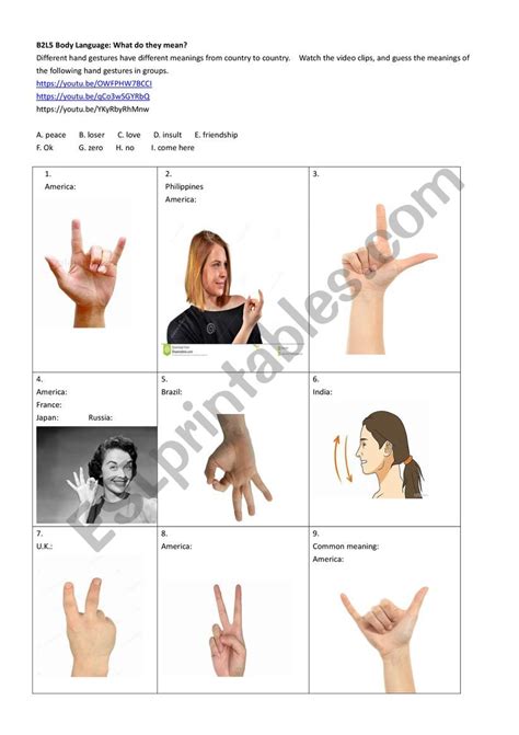 Image result for Body Language Lesson