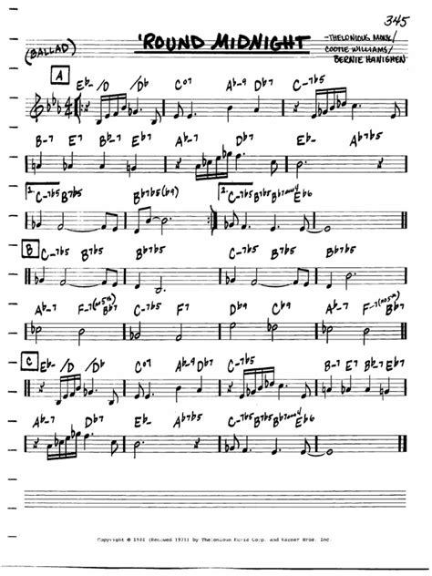 Image result for Round Midnight Guitar Tutorial