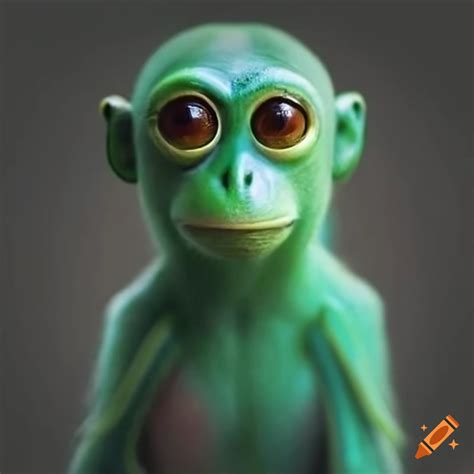 Frog monkey on Craiyon