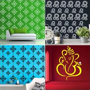 ARandNJ Painting Wall Stencils (Size :- 16 X 24 Inch) PATTERN ...