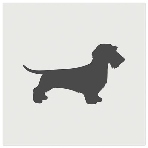 Buy Wirehaired Dachshund Dog Solid DIY Cookie Wall Craft Stencil - 5.5 ...