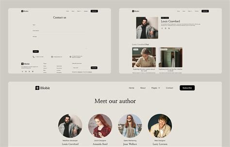 Blog Website HTML Template 的图像结果