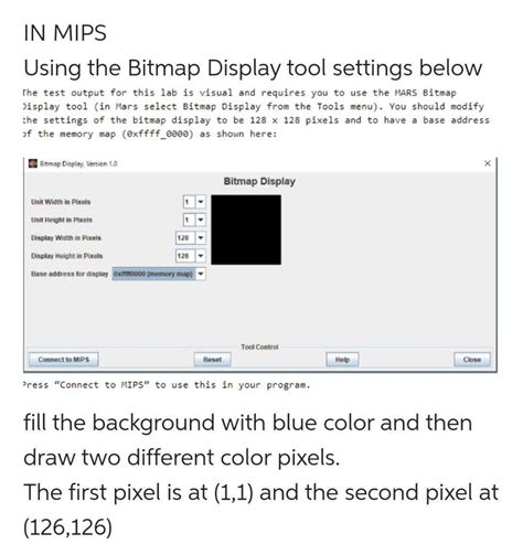 Image result for MIPS Bitmap Display
