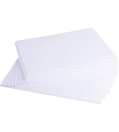 Tanjashop.com - Papier cartonné A4 - Blanc - 240 g -papier non couché