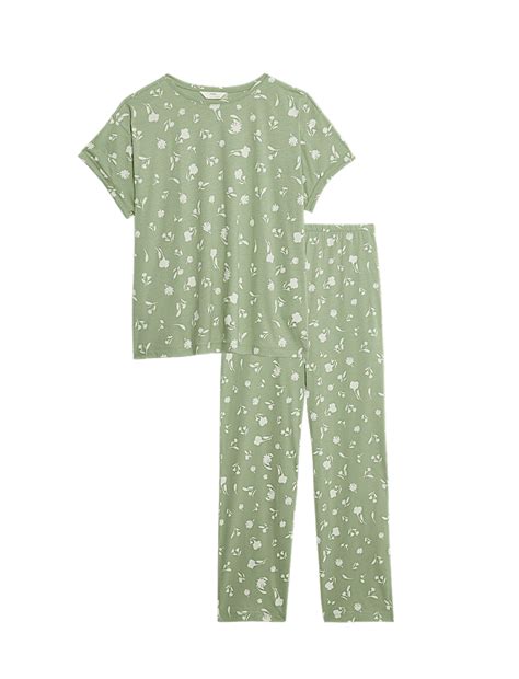 Buy Pure Cotton Printed Pyjama Set at Marks & Spencer