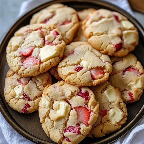 Cream Cheese Strawberry Cookies - Easy and Delicious Recipe