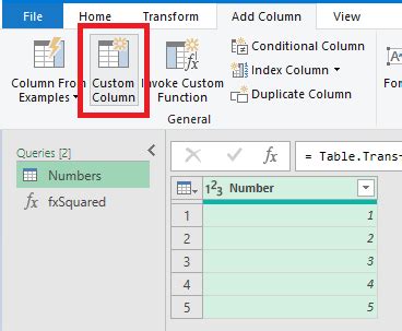 Image result for Add Custom Column in Power Query