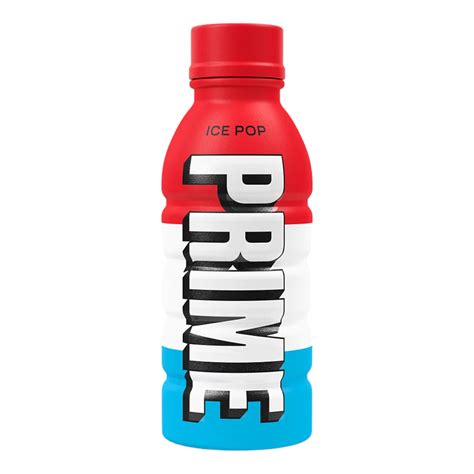 Prime Aluminum Water Bottle - Ice Pop -16.9oz – USA Bites