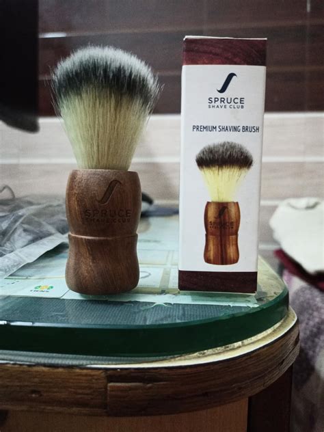 Spruce Shave Club Shaving Brush For Men | Sheesham Wood Shaving Brush ...