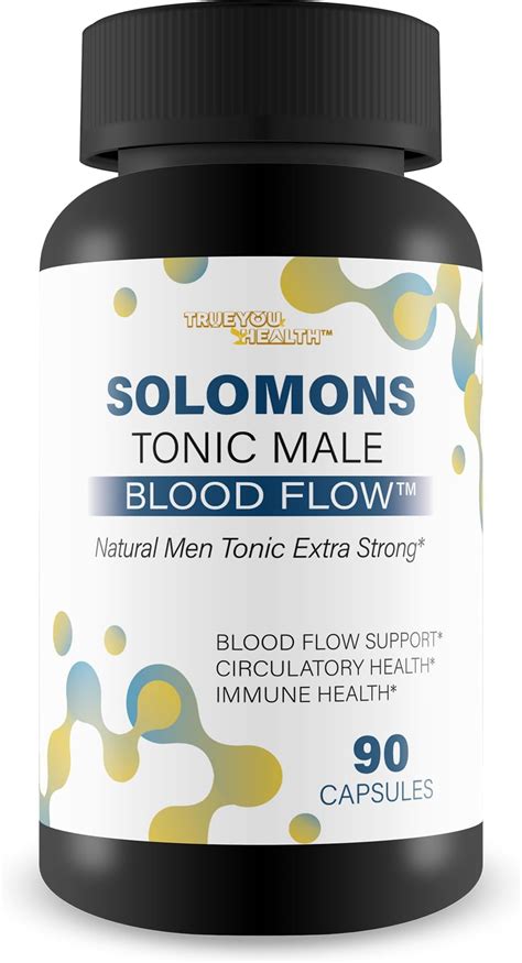 Amazon.com: Solomons Tonic - Our Best Mens Blood Flow Supplement - Good ...