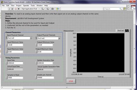 Analog Input Function 的图像结果