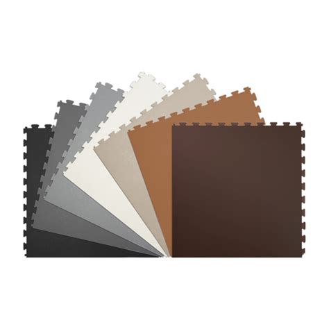 Perfection Floor Tile 20-in W x 20-in L x 0.25-in T Interlocking Vinyl ...