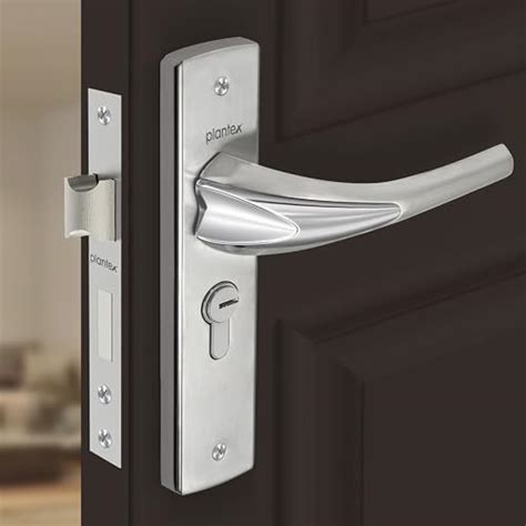 Plantex Heavy-Duty Door Lock Set - Main Door Lock Handle Set/ 6-lever ...