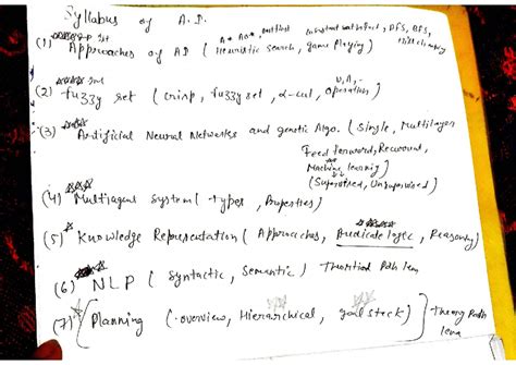 Ai notes - btech first year - Studocu
