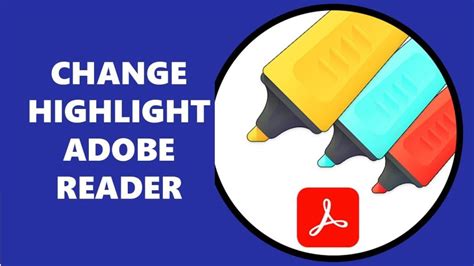Image result for Adobe Reader Highlight Color