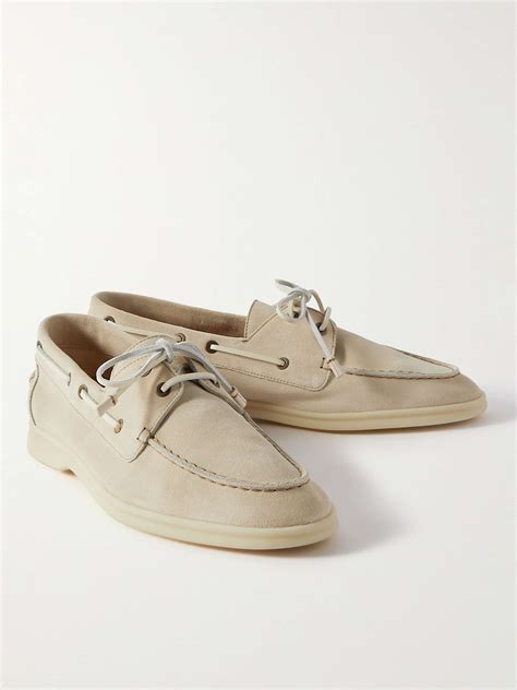 LORO PIANA Sea-Sail Walk Suede Boat Shoes for Men | MR PORTER