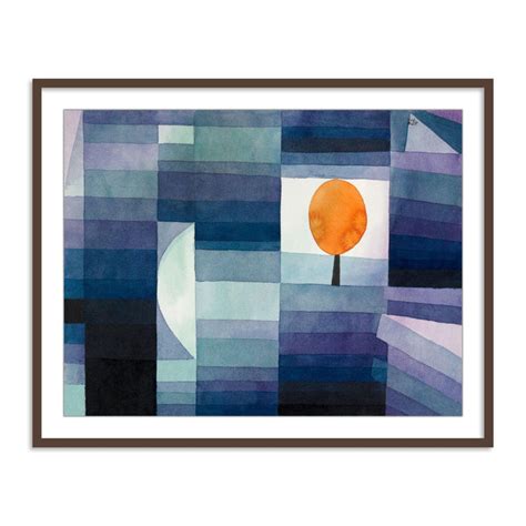 The Harbinger of Autumn by Paul Klee - Abstract Painting Framed Wall ...