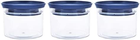 Plastic EXCELLENT Round Shape Airtight Kitchen CONTAINER Storage Jar ...