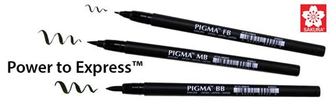 Sakura Black Pigma Professional Brush Pen Bold 2pk : Amazon.in: Home ...