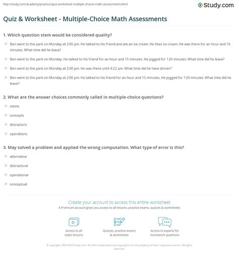 Image result for Multiple Choice Math