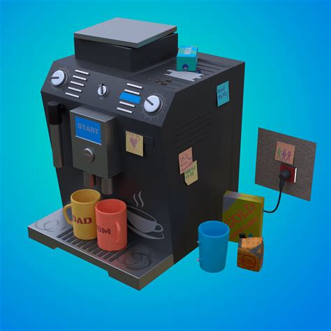 Creating a Coffee Machine in Blender 的图像结果