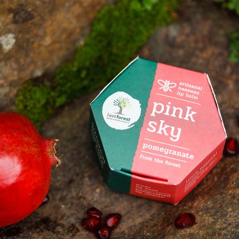 Artisanal, Handmade Beeswax Lip Balm - Pomegranate – Last Forest