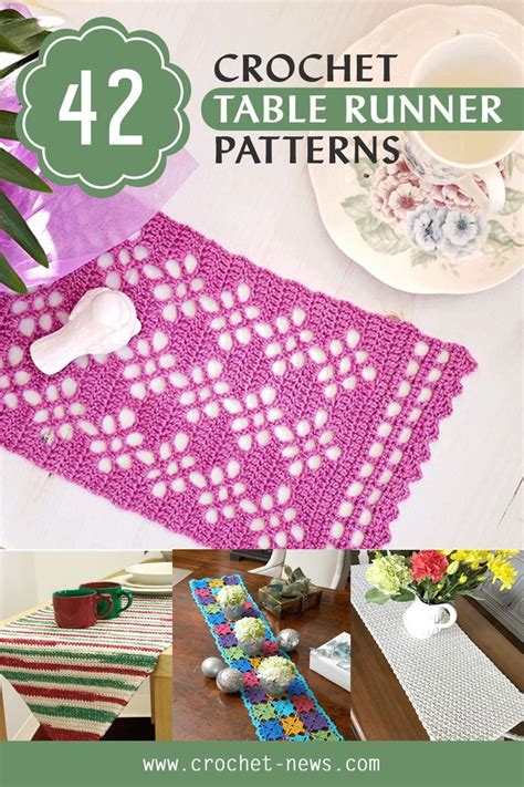 Image result for Crochet Cotton Table Runner Patterns