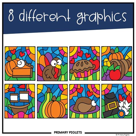 Image result for Thanksgiving Math Color by Number